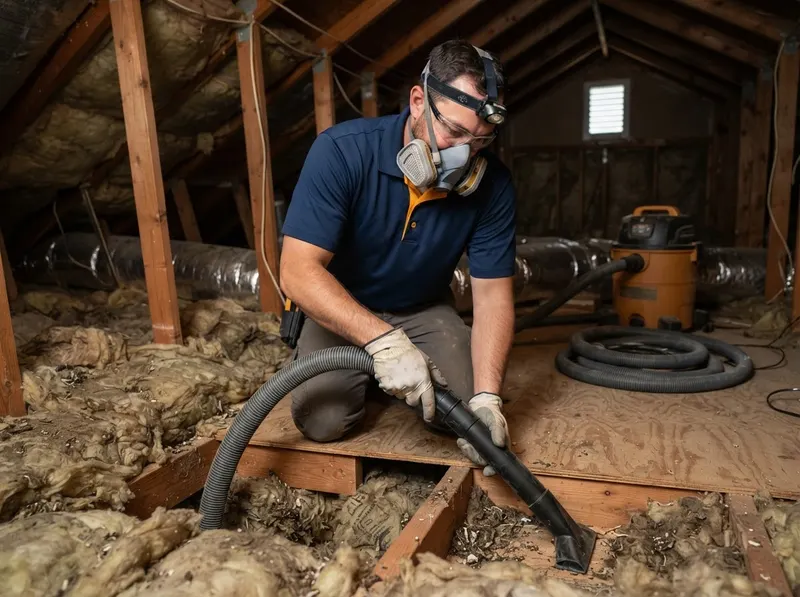 Rodent Bioclean and Attic Insulation Decontamination in San Diego, CA
