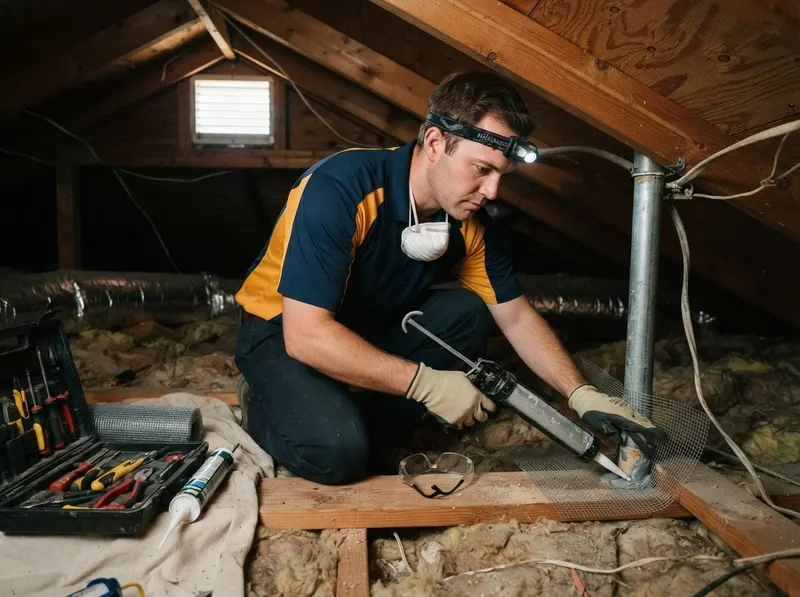 Roof Rat and Rodent Attic Exclusion in San Diego, CA